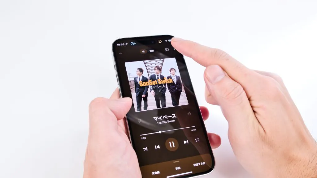 iPhone14Pro 音楽再生